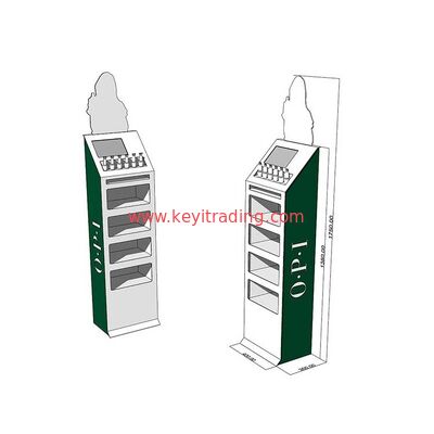 Kosmetikgeschäft Boden Stand 4 Stufe Opi Nagellack Display Rack