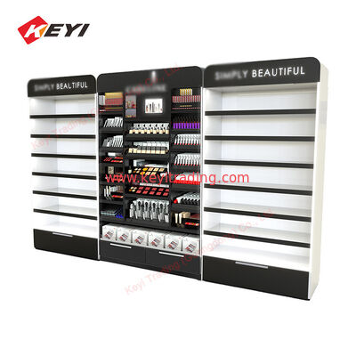 Professioneller, maßgeschneiderter Acryl-Lippenstift-Make-up-Ausstellungsständer, Bodenkosmetik-Präsentationsständer, Schönheitsprodukt-Metalldisplay