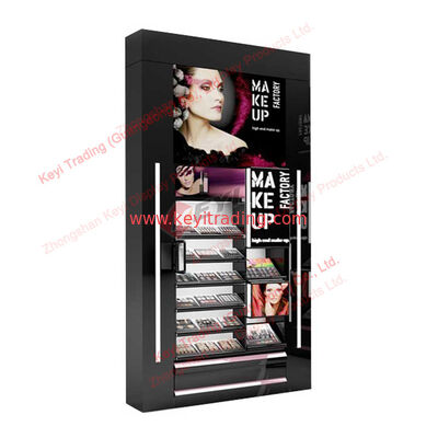 Popular Customized Luxury Beauty Salon Showcase Perfume Cosmetic Store Display Cabinet Lipstick Display