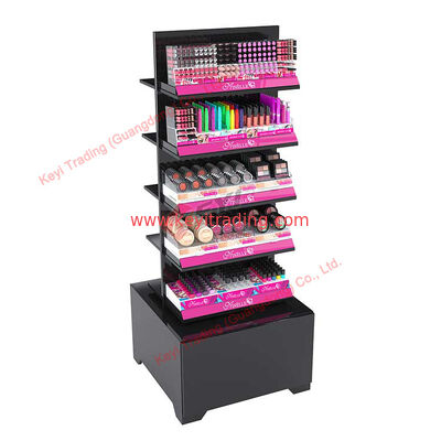 Popular Customized Luxury Beauty Salon Showcase Perfume Cosmetic Store Display Cabinet Lipstick Display