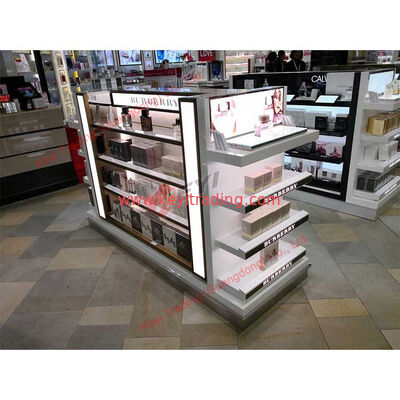 Einzelhandelsgeschäft Holz-Display-Regal Gondel für maßgeschneiderte Supermärkte Ausrüstung Schönheitssalon Studio Kosmetik-Display