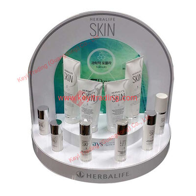 New Design Counter Top Acrylic Skincare Beauty Product Display Stand Cosmetic Makeup Display Rack