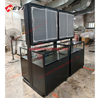 Kundenspezifischer Metallrahmen, PSA-TCG-Karten-Display-Design, Sammlerstück, Acryl-Spielkartenetui, Sport-Sammelkarten-Vitrine mit LED-Leuchten