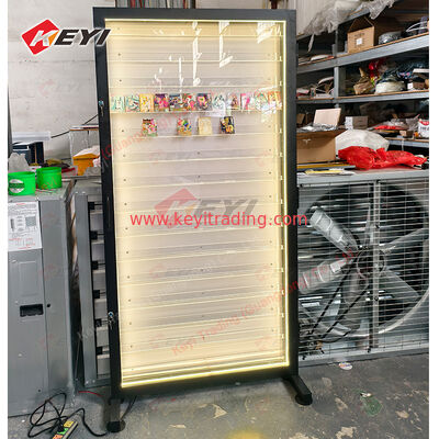 Kundenspezifischer Metallrahmen, PSA-TCG-Karten-Display-Design, Sammlerstück, Acryl-Spielkartenetui, Sport-Sammelkarten-Vitrine mit LED-Leuchten