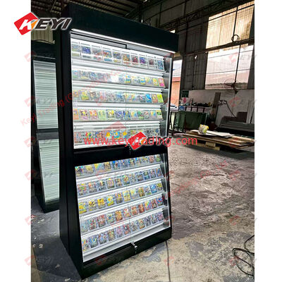 Kundenspezifischer Metallrahmen, PSA-TCG-Karten-Display-Design, Sammlerstück, Acryl-Spielkartenetui, Sport-Sammelkarten-Vitrine mit LED-Leuchten