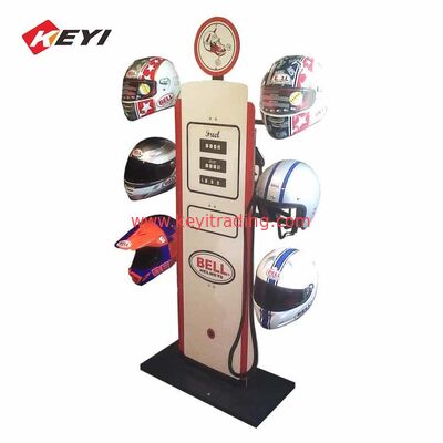 Motorrad-Helm-Display-Stände mit Led-Licht