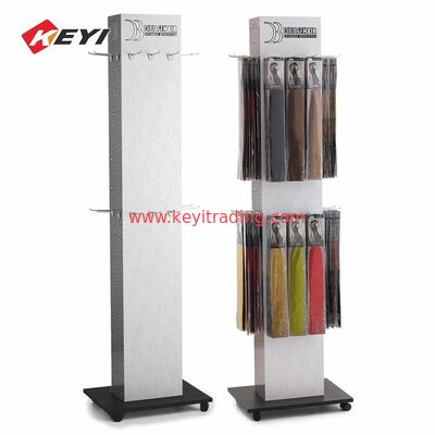 Freestanding 4 Sides Floor Hair Bundle Rack Holder Hair Extension Display Shelf