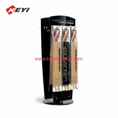Freestanding 4 Sides Floor Hair Bundle Rack Holder Hair Extension Display Shelf