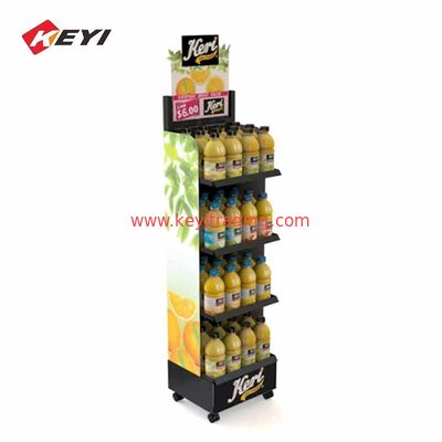 China Lieferant Boden Stufen Getränke Display Stand für den Einzelhandel