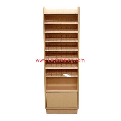 China Factory Custom Retail Store Holz drehbarer Nagellack-Präsentationsständer
