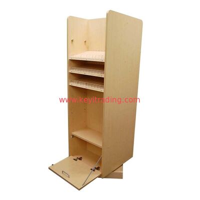 China Factory Custom Retail Store Holz drehbarer Nagellack-Präsentationsständer