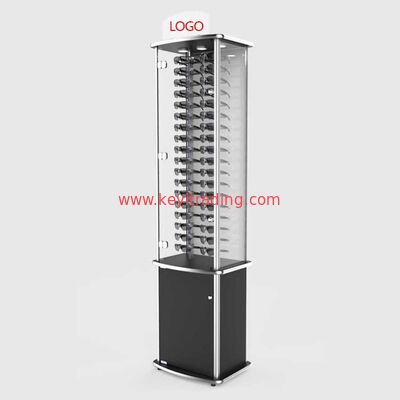 Floor Sunglasses Stand Glass Showcase Optical Display Cabinets