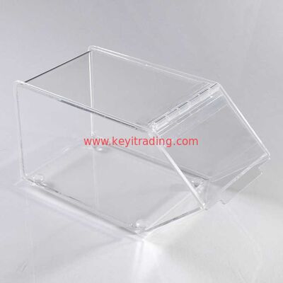 Wholesale Custom Sweet Storage Bin Clear Acrylic Candy Box With Lid