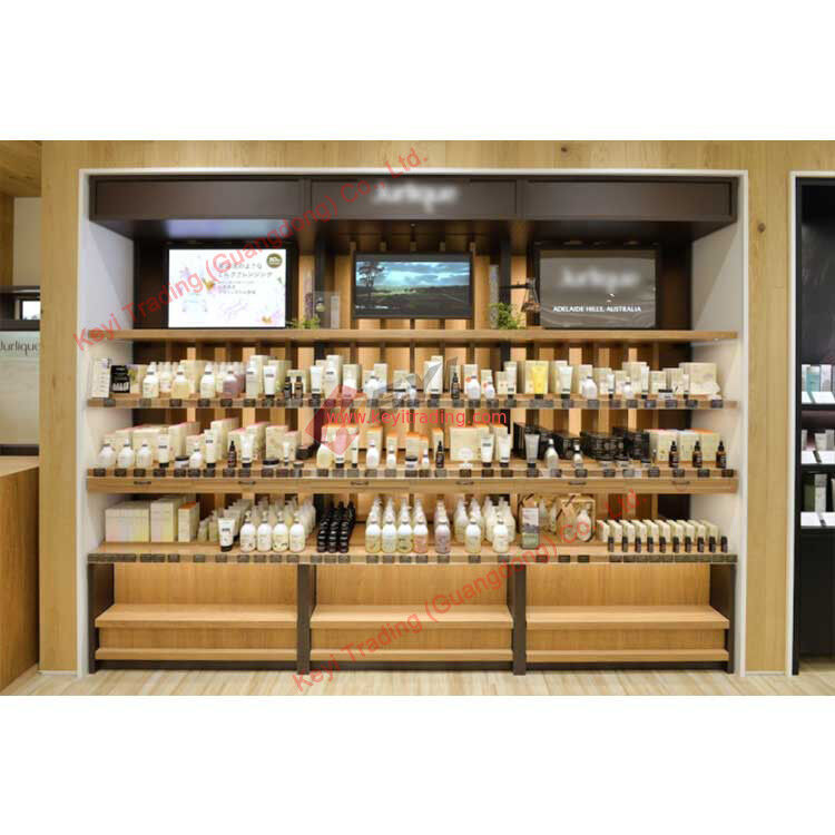 Einzelhandelsgeschäft Anzeigetafel Werbung Acryl Kosmetik Make-up Display Stand Kosmetikhalter Display Rack